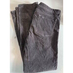 Banana Republic Corduroy Pants Men's 32x32  Gray Straight Preppy